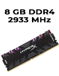 Memria 8GB DDR4 2933MHz HyperX Pred. HX429C15PB3A/8
