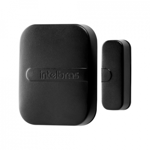 Sensor de abertura sem fio xas smart black - intelbras#97