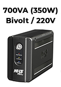 Nobreak 700VA (350W) NHS mini 4 bivolt/220V bat 7Ah