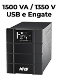 Nobreak Senoidal 1500VA 1350V NHS Premium PDV G3 c/ 4 bat. USB, engate