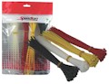 100 abraadeiras de nylon coloridas SpeedLan 3mm X 10cm