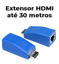 Prolongador HDMI 1080p at 30m por cabo RJ45 PlusCable