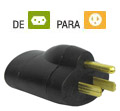 Adaptador p/ tomada fora padro antigo, SMS 64122 15A