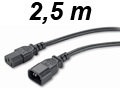 Cabo energia APC AP9870 IEC-320 C13 p/ IEC-320 C14 2,5m