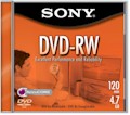 Mdia DVD-RW Sony 4.7GB 120 min at 2x DMW47L2
