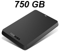 HD externo 750GB Toshiba Canvio Basics preto USB3