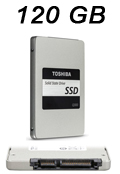 SSD 7mm 2,5 pol. Toshiba 120GB SATA3 Q300 USB 550MBps