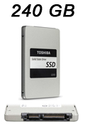 SSD 7mm 2,5 pol. Toshiba 240GB SATA3 Q300 USB