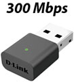 Adaptador Wireless rede D-Link DWA-131 Nano 300Mbps USB