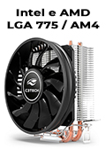 Cooler CPU C3Tech FC-100 Intel LGA775 115X1700 AMD AMx