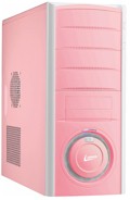 Gabinete 4 baias LeaderShip Lady 3612 cor pink s / fonte ( GABILADY )