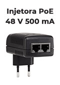 Fonte de alimentao injetora PoE 48V 500mA Lotus LT4805