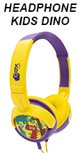 Headphone Kids OEX HP300 Dino limitado 15mW, estreo P2