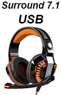 Headset gamer 7.1 c/ microfone OEX Beast HS404 USB