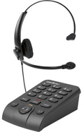 Telefone headset profissional analgico Intelbras HSB50