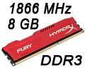 Mmoria 8GB Kingston HX318C10FR/8 1866MHz DDR3 CL10
