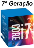 Processador intel i7-7700 3,6GHz 8MB cache LGA-1151 7G
