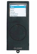 CAPA DE SILICONE CASE IPOD NANO 2G PRETO, CLONE 18010 - CLONE