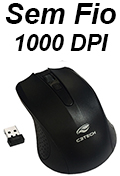 Mouse ptico sem fio C3Tech M-W20 2.4GHz at 1000 dpi