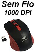 Mouse ptico sem fio C3Tech M-W20 2.4GHz at 1000 dpi