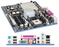 Placa m&atilde;e Intel D865PERLK P4 / Cel. som lan RAID Firewire ( MBD865PERLK )