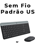 Teclado e mouse sem fio Logitech MK470 2.4GHz 10m