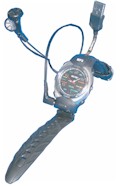 Rel&oacute;gio MegaWatch Gotec 4830 MP3 Pendrive 128MB gravad. ( MP3MEGAW128 )