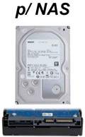 HD 3TB SATA-3 HGST DeskStar p/ NAS 7200RPM 64MB cache