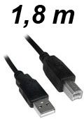 Cabo para impressora USB-AXB 2.0 - 1,8 metros