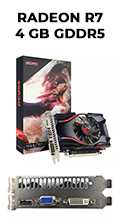 Placa vdeo PCYes AMD RADEON R7 240 4GB DDR5 128 bits 