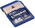 Carto de memria memory card SDHC Kingston 8GB SD4/8GB