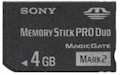 Memory Stick Pro Duo 4GB Sony MS-MT4G MagicGate Mark2