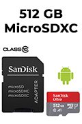 Memory Card 512GB SanDisk Ultra UHS-I 150MBps