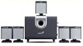 Caixas de som 5.1 Genius SW-5.1 25W RMS prata/grafite