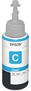 Refil de tinta ciano, Epson T673220, 70ml p/ imp. L800 