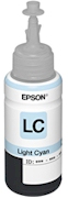 Refil de tinta ciano claro Epson T673520, 70ml p/ L800 