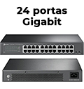 Switch de rack TP-Link TL-SG1024D(BR) 24 portas Gigabit PPB