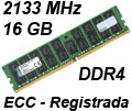 Memria 16GB DDR4 2133MHz Kingston KVR21R15D4/16 ECC Rg