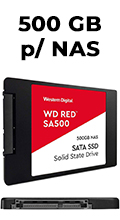 SSD 500GB WD RED SA500 p/ NAS WDS500G1R0A