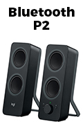 Caixa de som estreo Logitech Z207 5W RMS Bluetooth P2