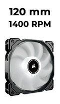 Ventilador Corsair AF120 120mm 1400 RPM 26 dBA 12V