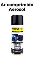 Ar comprimido aerosol p/ limpeza Air Duster 164ml6