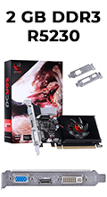 Placa de vdeo PCYes Radeon R5230 2GB DDR3 VGA HDMI DVI