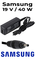 Fonte p/ noteb. Samsung 19V 2,1A 40W Pino 3.0mm - 1.1mm#7