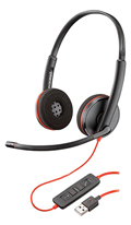 Headset Poly BlackWire C3220, Skype Cisco Avaya OEM#98