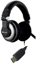 Headset Corsair CA-HS1NA, Dolby  Pro Logic IIx, via USB2