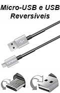 Cabo micro USB reversvel C3Tech CB-1000 1,5m#98