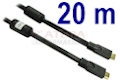 Cabo HDMI macho v1.4 3D Labramo 14338-020 c/ 20m preto2