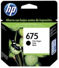 Cartucho de tinta preta HP 675, CN690AL 11ml p/ OJ4000