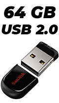 Pendrive 64GB, SanDisk Cruzer Fit SDCZ33-064G-B35#100